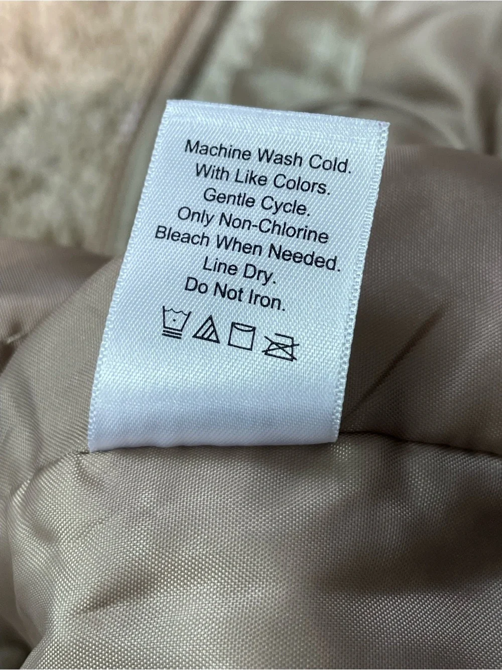 Coldwater Creek Shimmery‎ Champagne Gold Taupe Vest